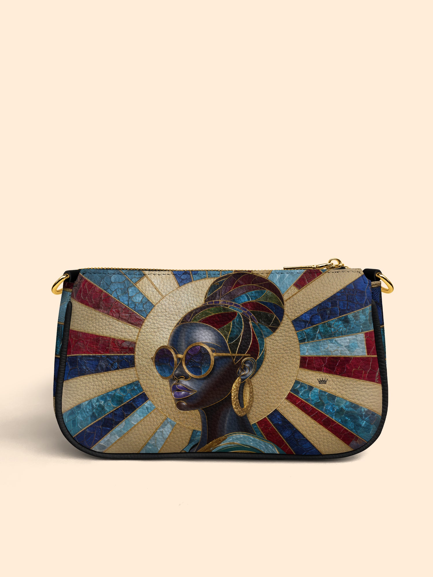 Stained Glass Diva Classic Zip Pochette QR0XD423