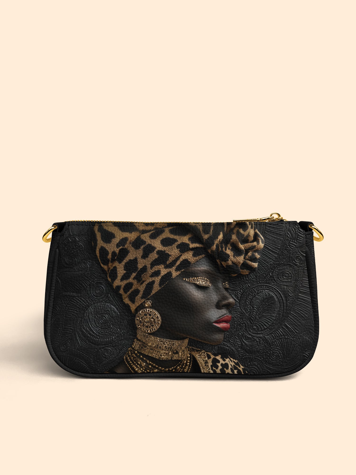 African Grace Classic Zip Pochette QR0XD466