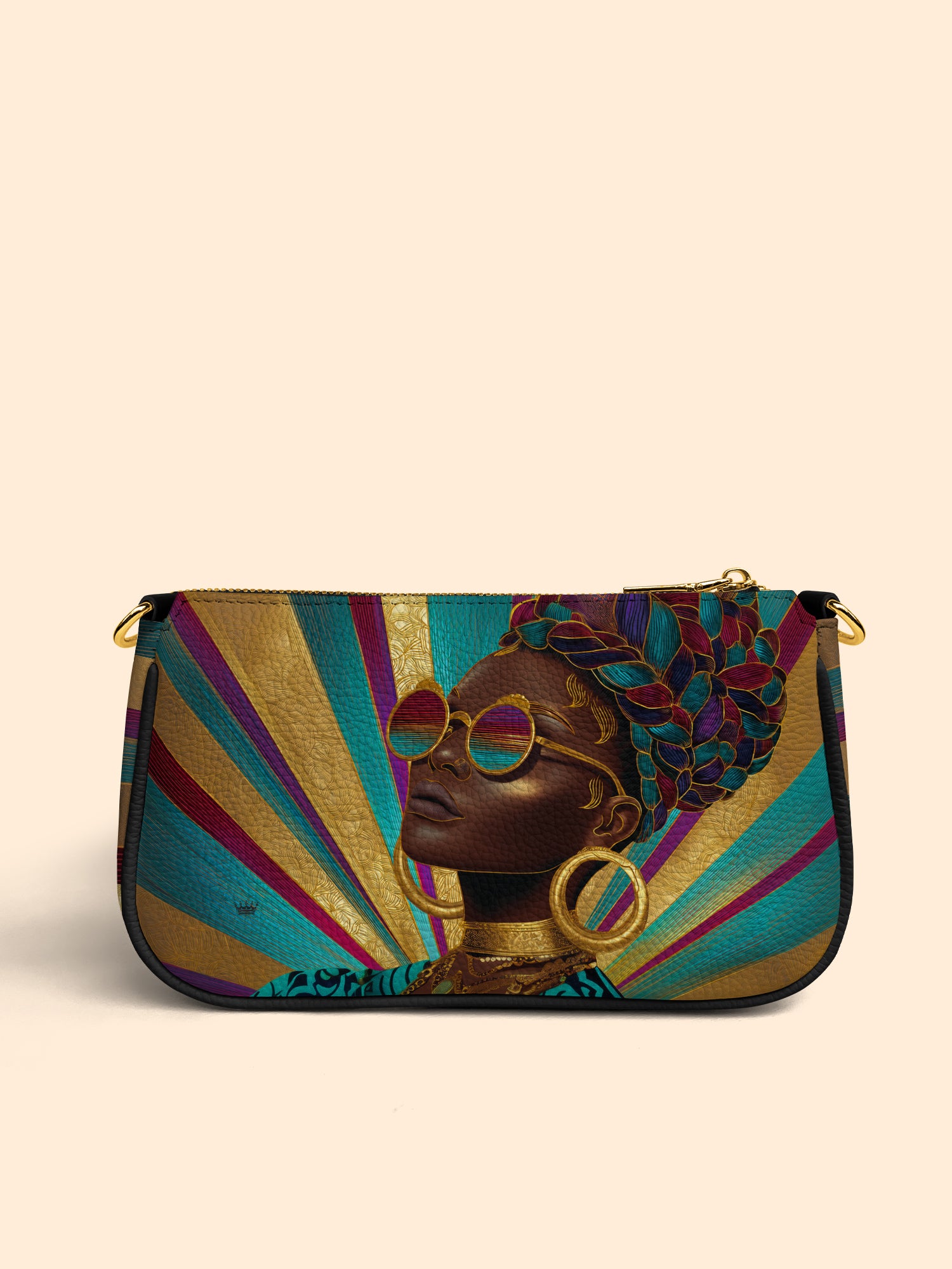 Golden Radiance Classic Zip Pochette QR0XD418