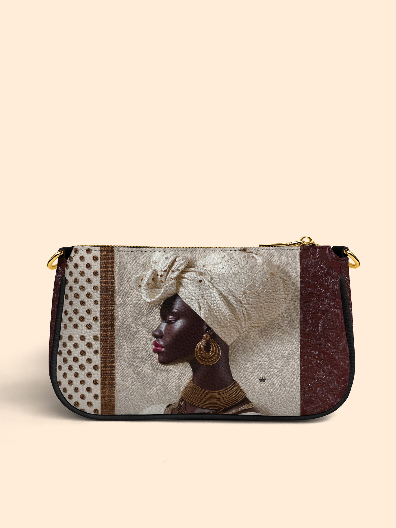 Ivory Luxe Classic Zip Pochette QR0XD582