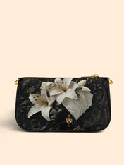 Ivory Lily Goddess Classic Zip Pochette QR0XD342