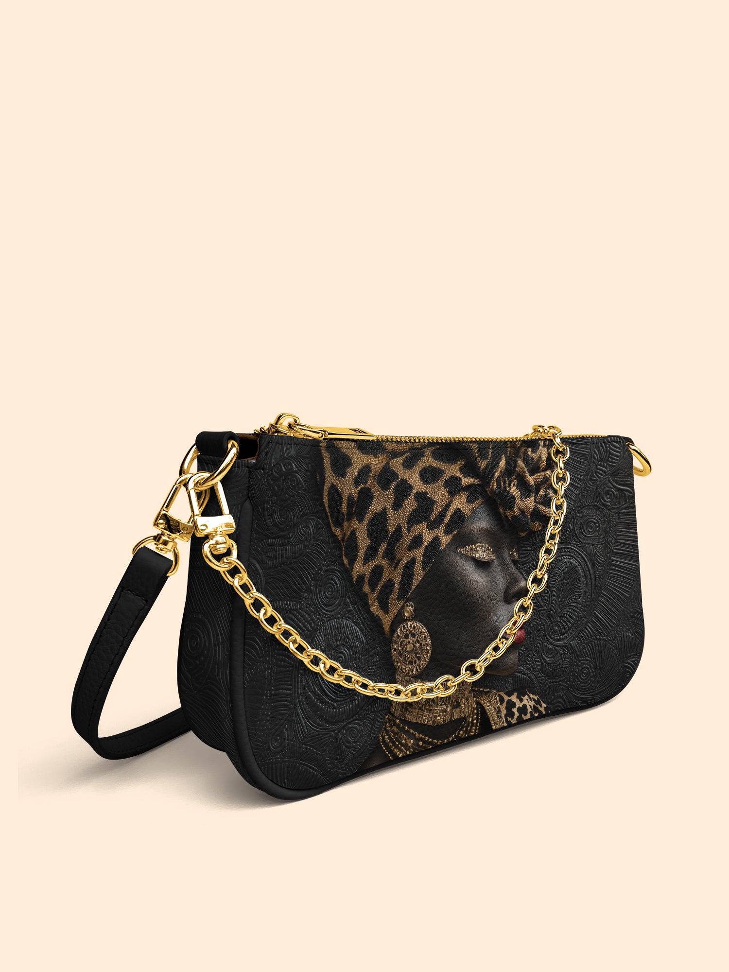 African Grace Classic Zip Pochette QR0XD466