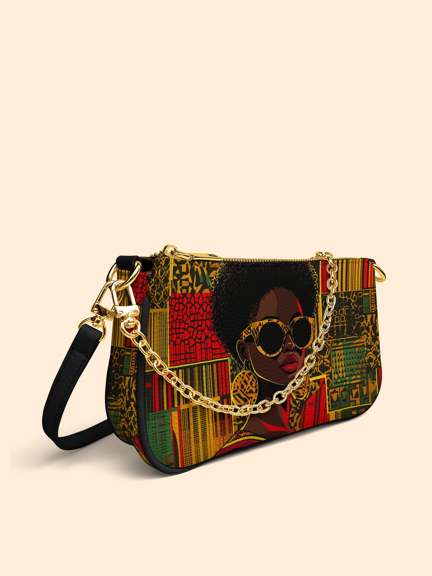 Crown Vibes Classic Zip Pochette QR0XD379