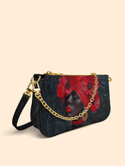 Crimson Poppy Crown Classic Zip Pochette QR0XD340