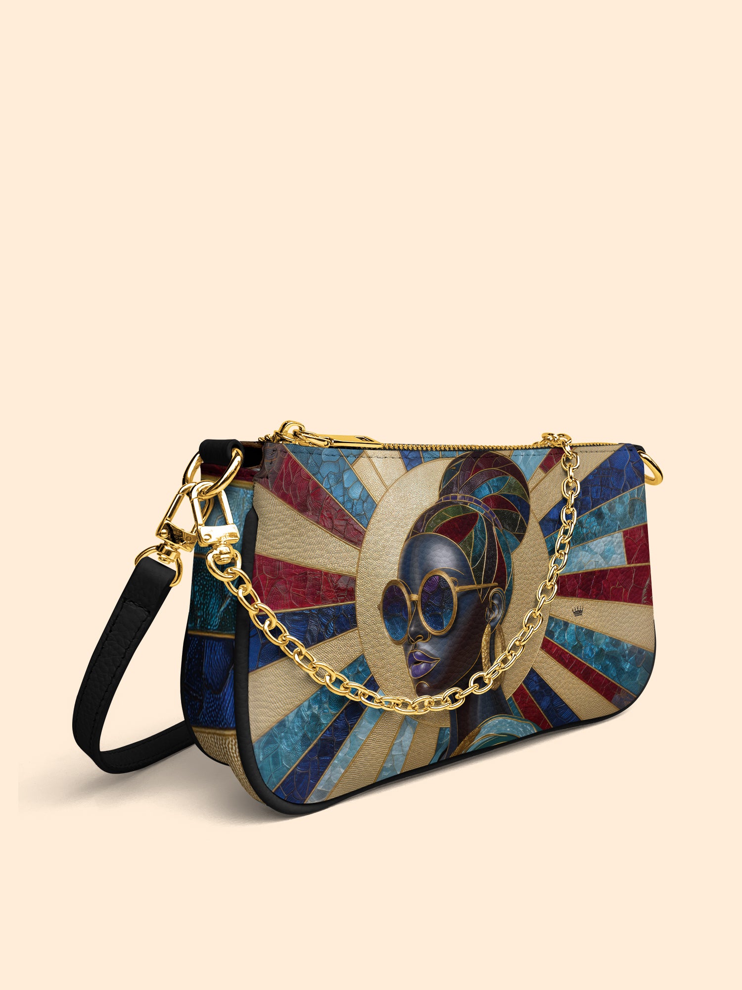 Stained Glass Diva Classic Zip Pochette QR0XD423