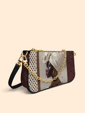 Ivory Luxe Classic Zip Pochette QR0XD582