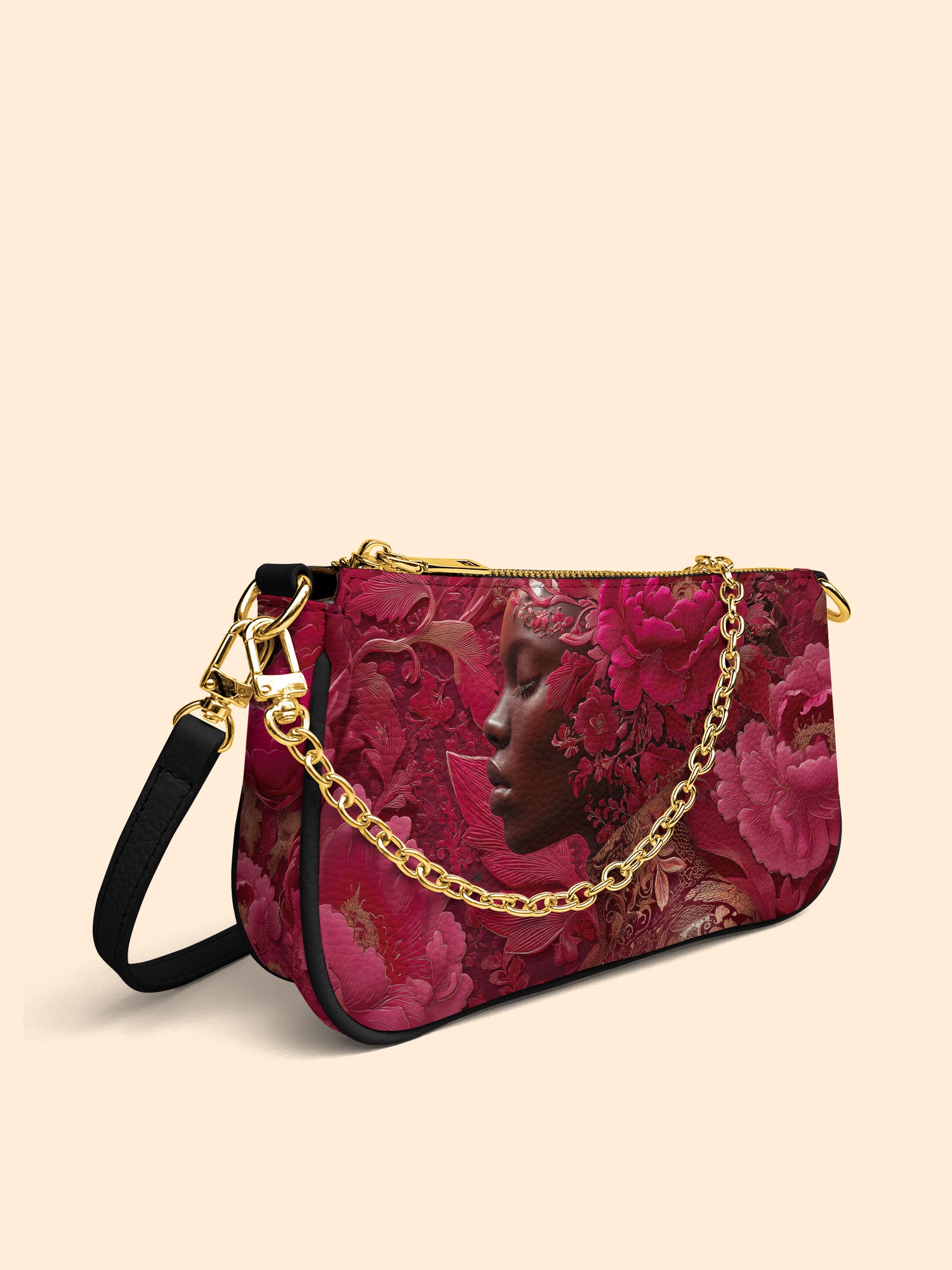 Peony Queen Classic Zip Pochette QR0HH134