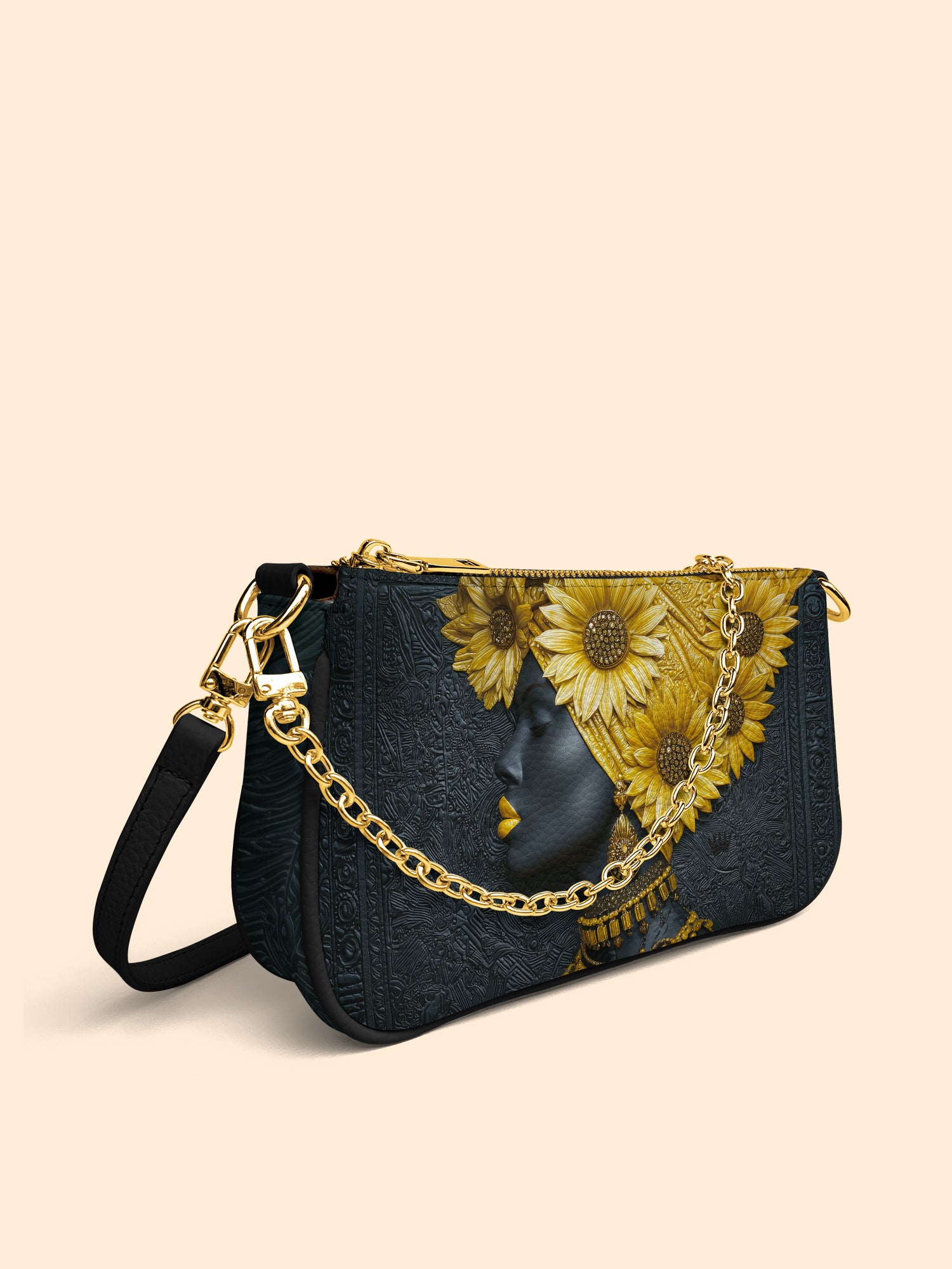 Sunflower Majesty Classic Zip Pochette QR0XD344