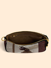 Ivory Luxe Classic Zip Pochette QR0XD582