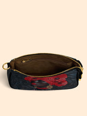 Crimson Poppy Crown Classic Zip Pochette QR0XD340