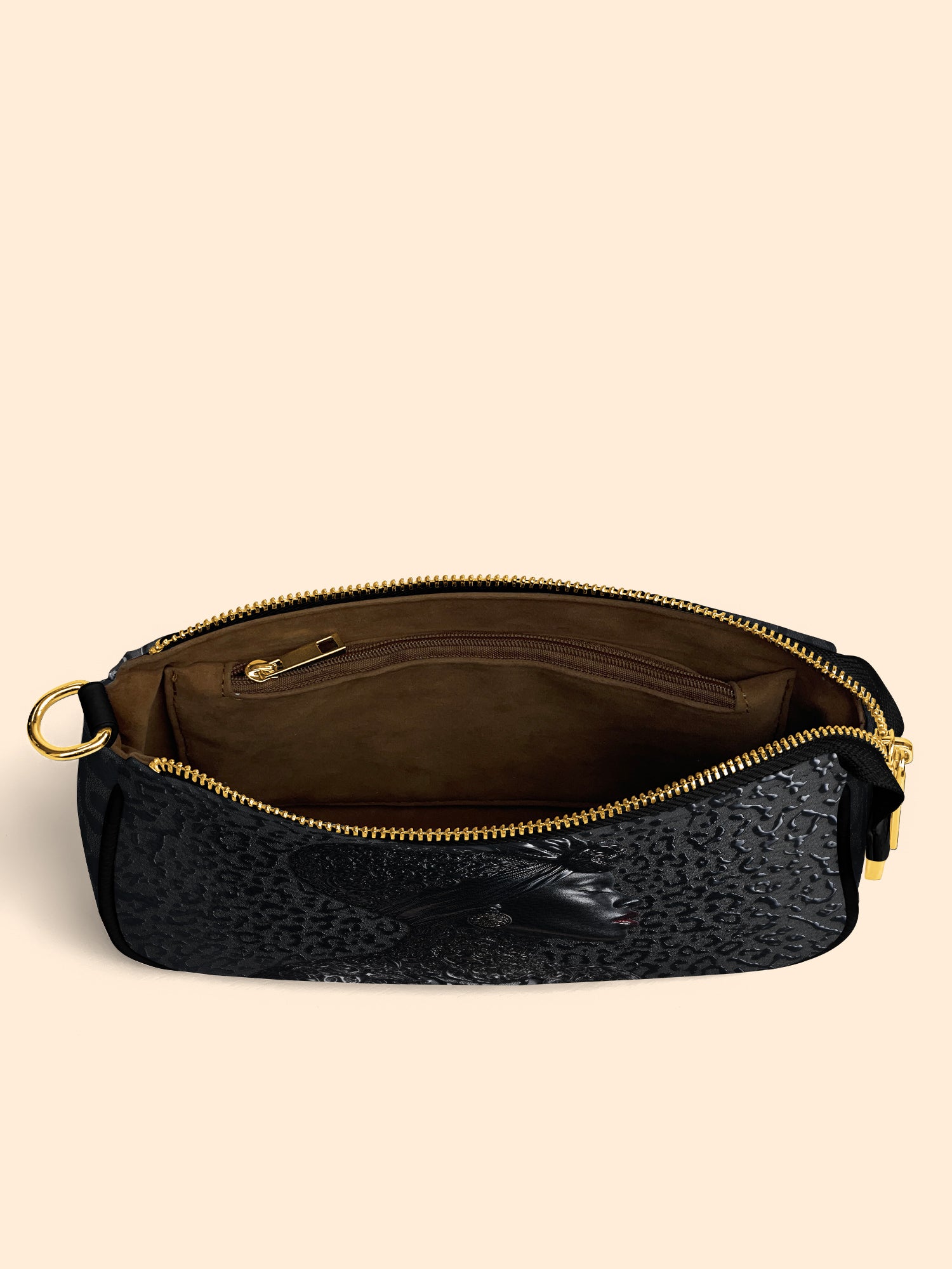 AfroGloss Leopard Classic Zip Pochette QR0XD475