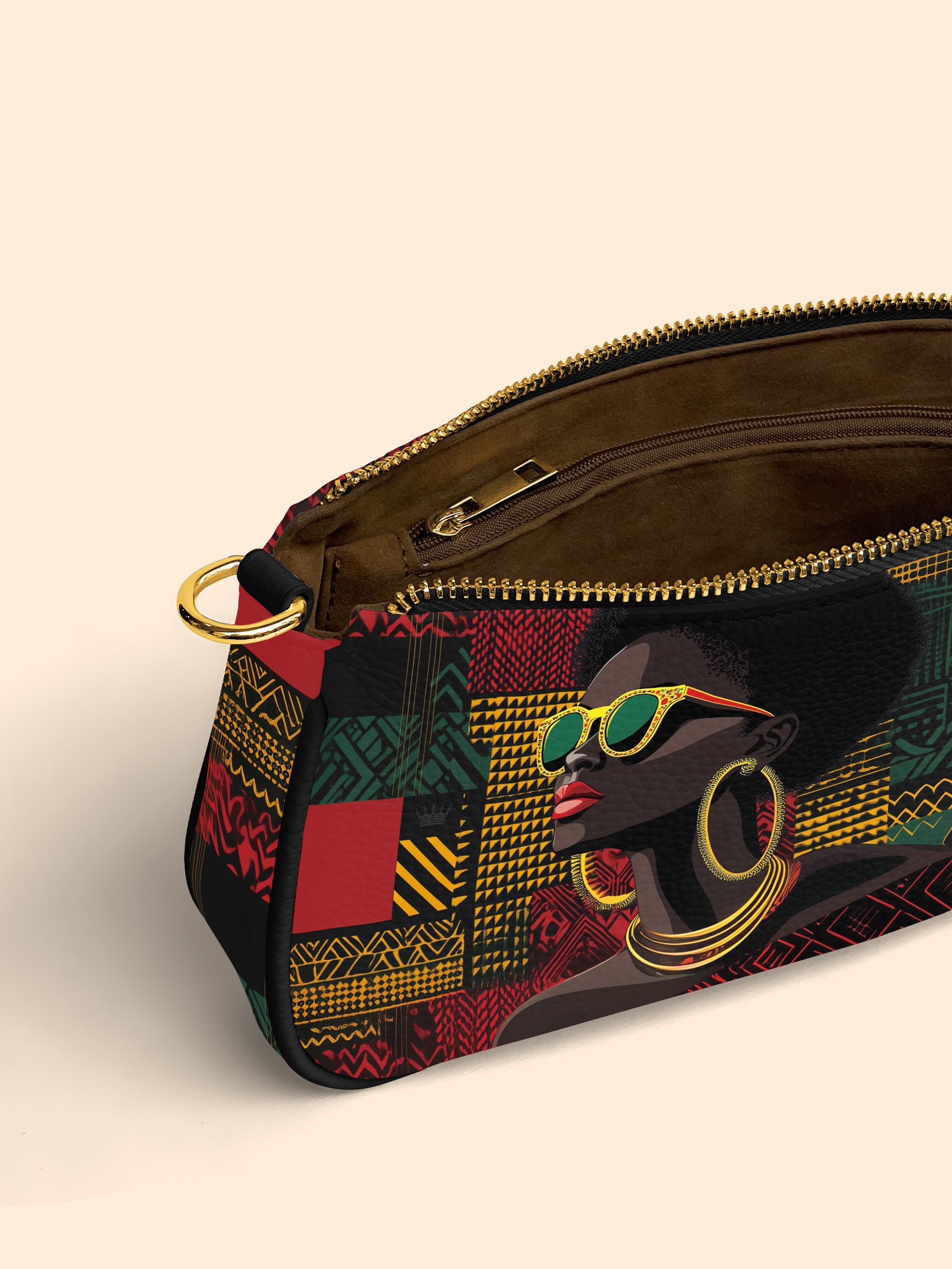 Golden Aura Classic Zip Pochette QR0XD380