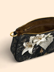 Ivory Lily Goddess Classic Zip Pochette QR0XD342