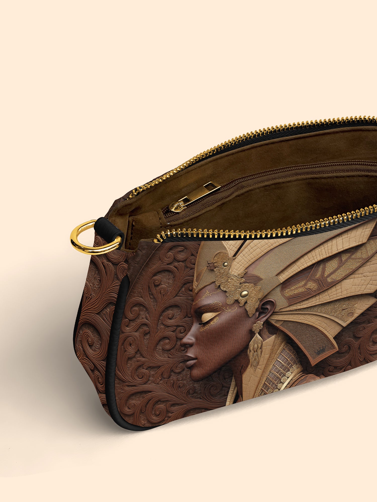 Briar Gold Classic Zip Pochette QR0XD400