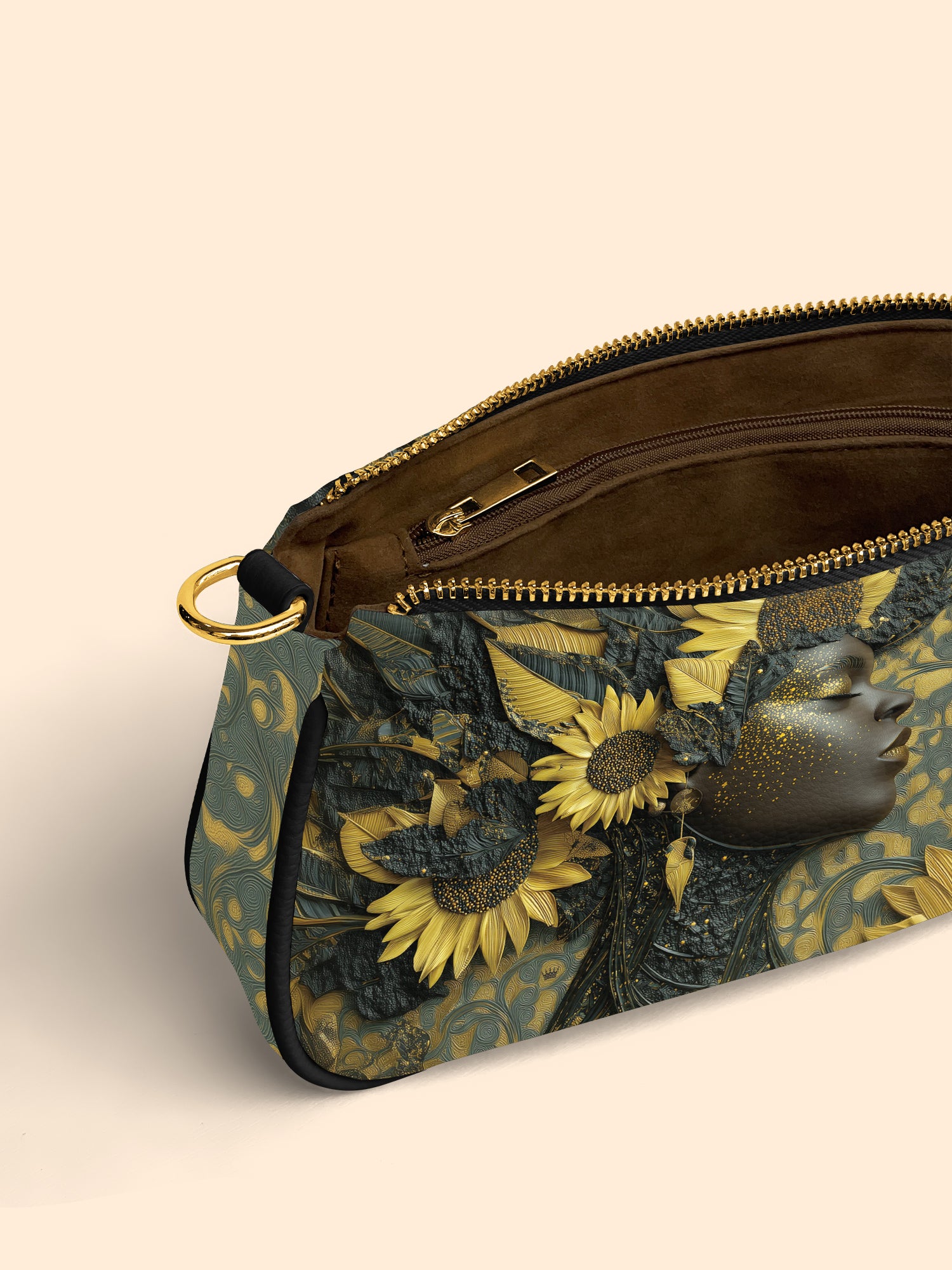 Sunflower Radiance Classic Zip Pochette QR0HH136