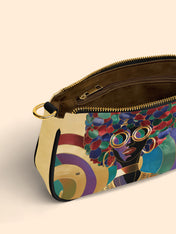 Afro Luxe Spiral Classic Zip Pochette QR0XD419