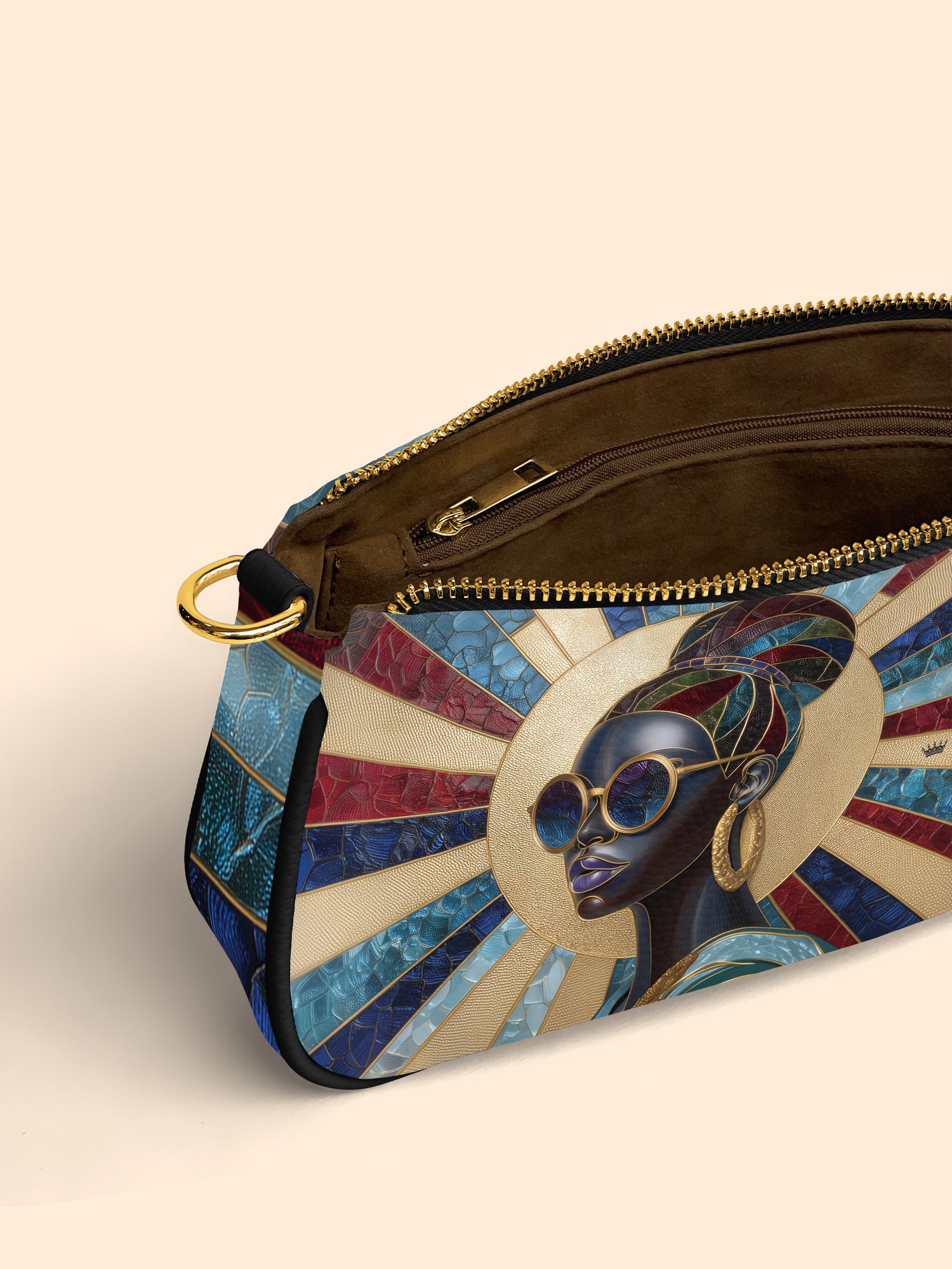 Stained Glass Diva Classic Zip Pochette QR0XD423