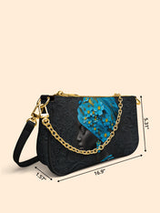 Myosotis Blossom Diva Classic Zip Pochette QR0XD343