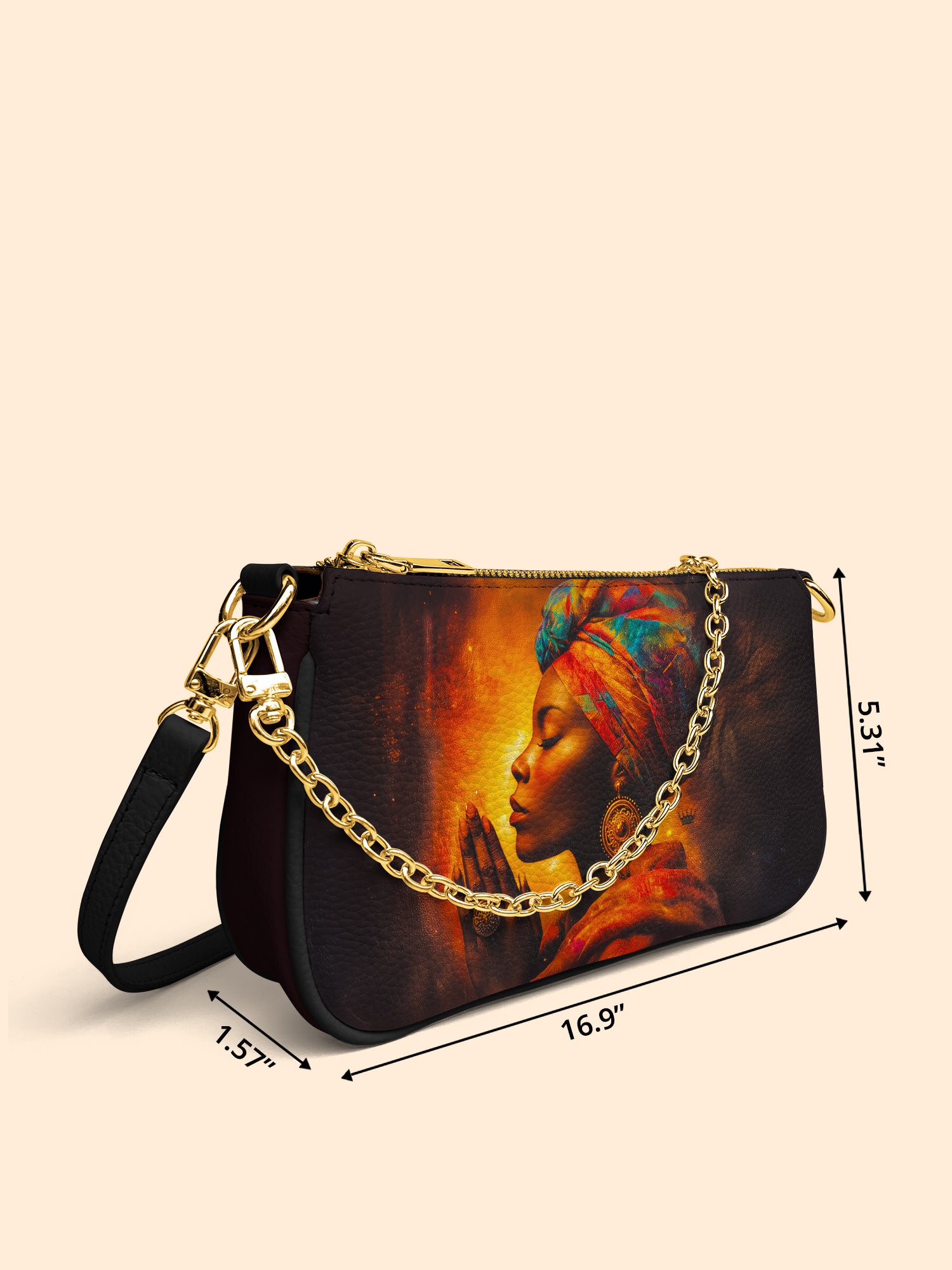 Graceful Devotion Classic Zip Pochette QR0HH092