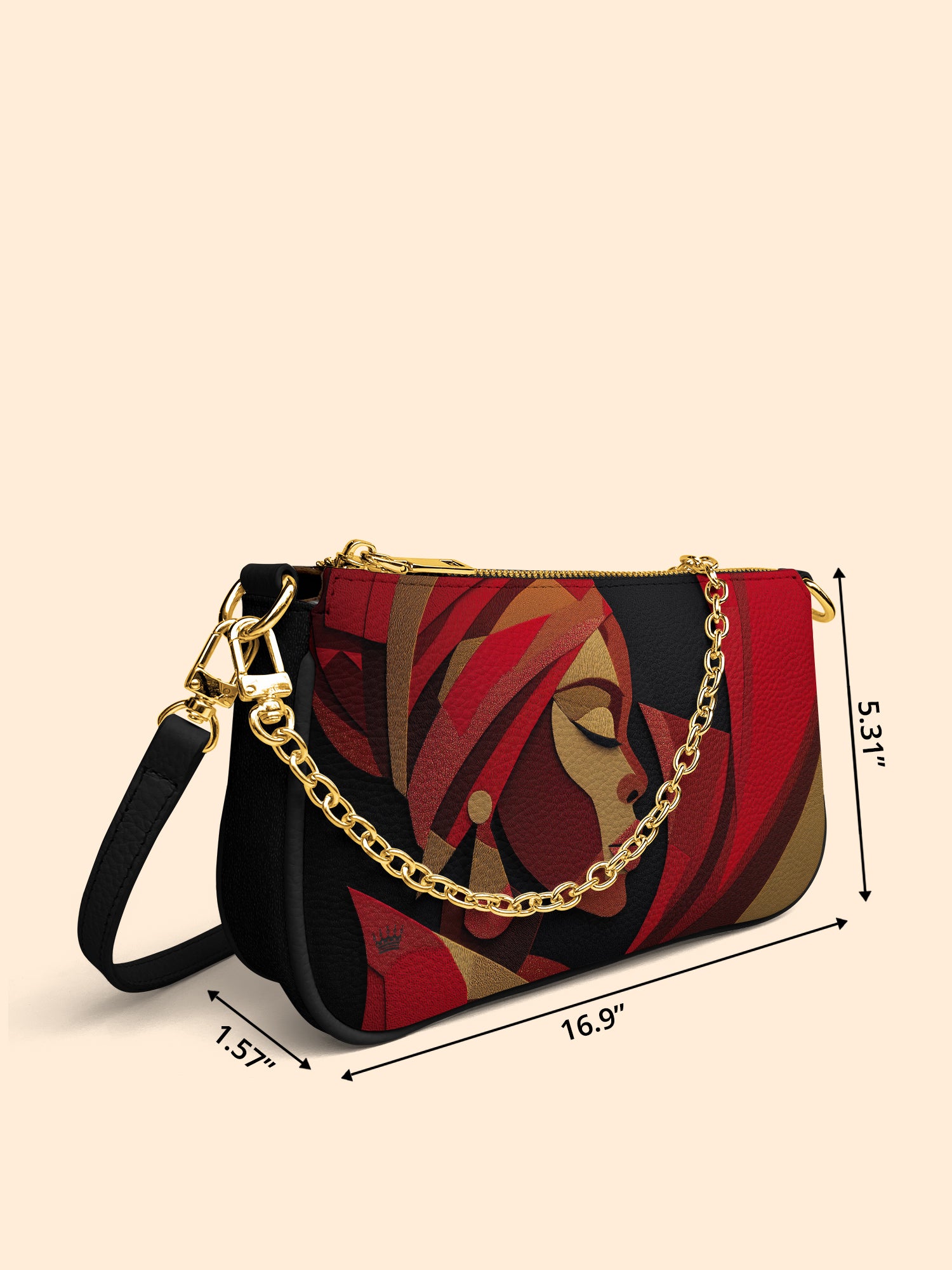 Amber Grace Classic Zip Pochette QR0XD371