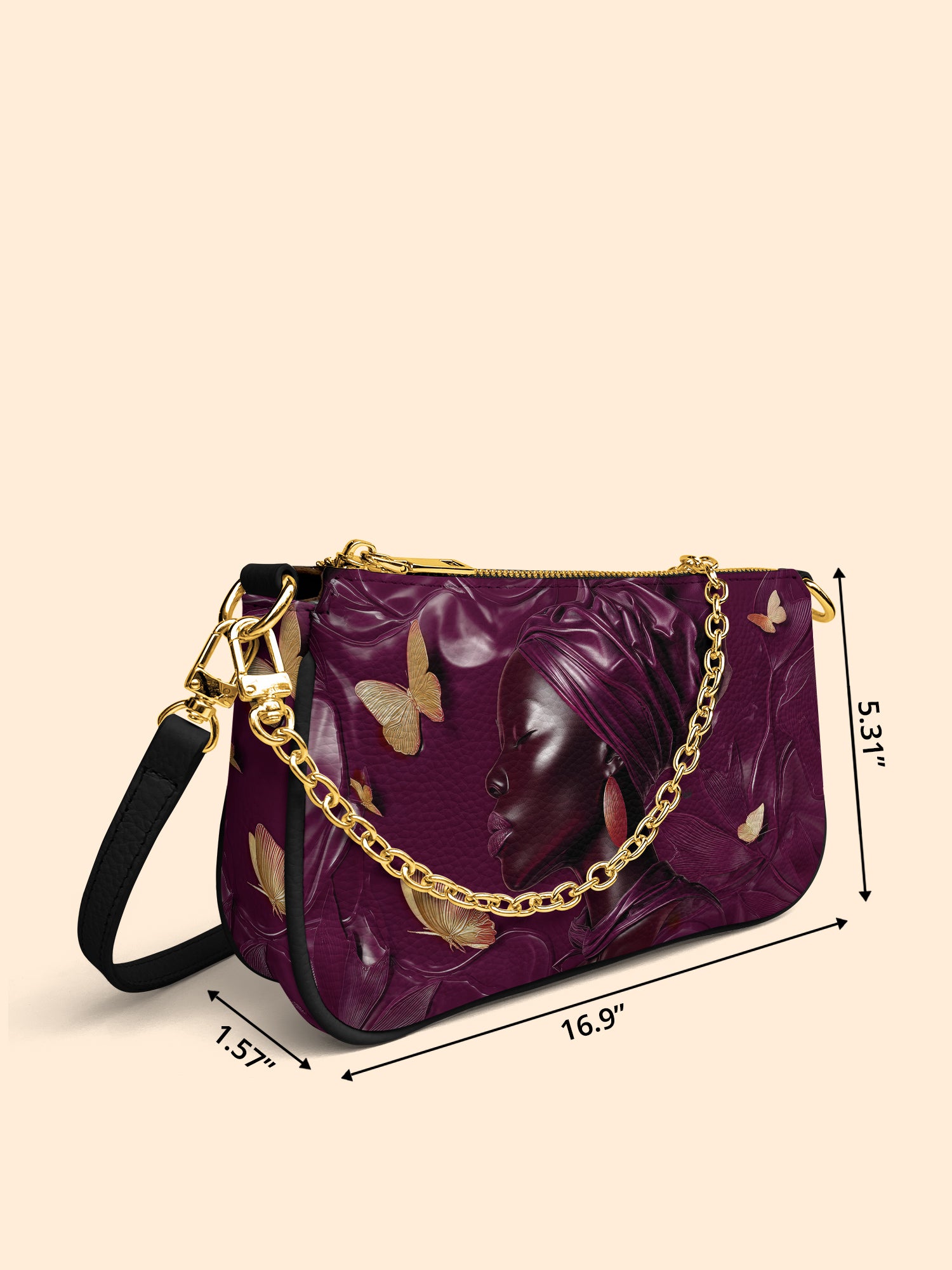 Celeste Wing Classic Zip Pochette QR0XD497