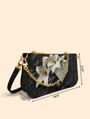 Ivory Lily Goddess Classic Zip Pochette QR0XD342