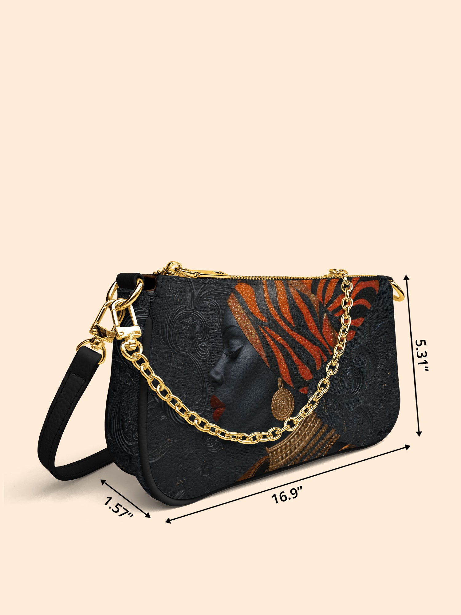 Adinkra Essence Classic Zip Pochette QR0XD468
