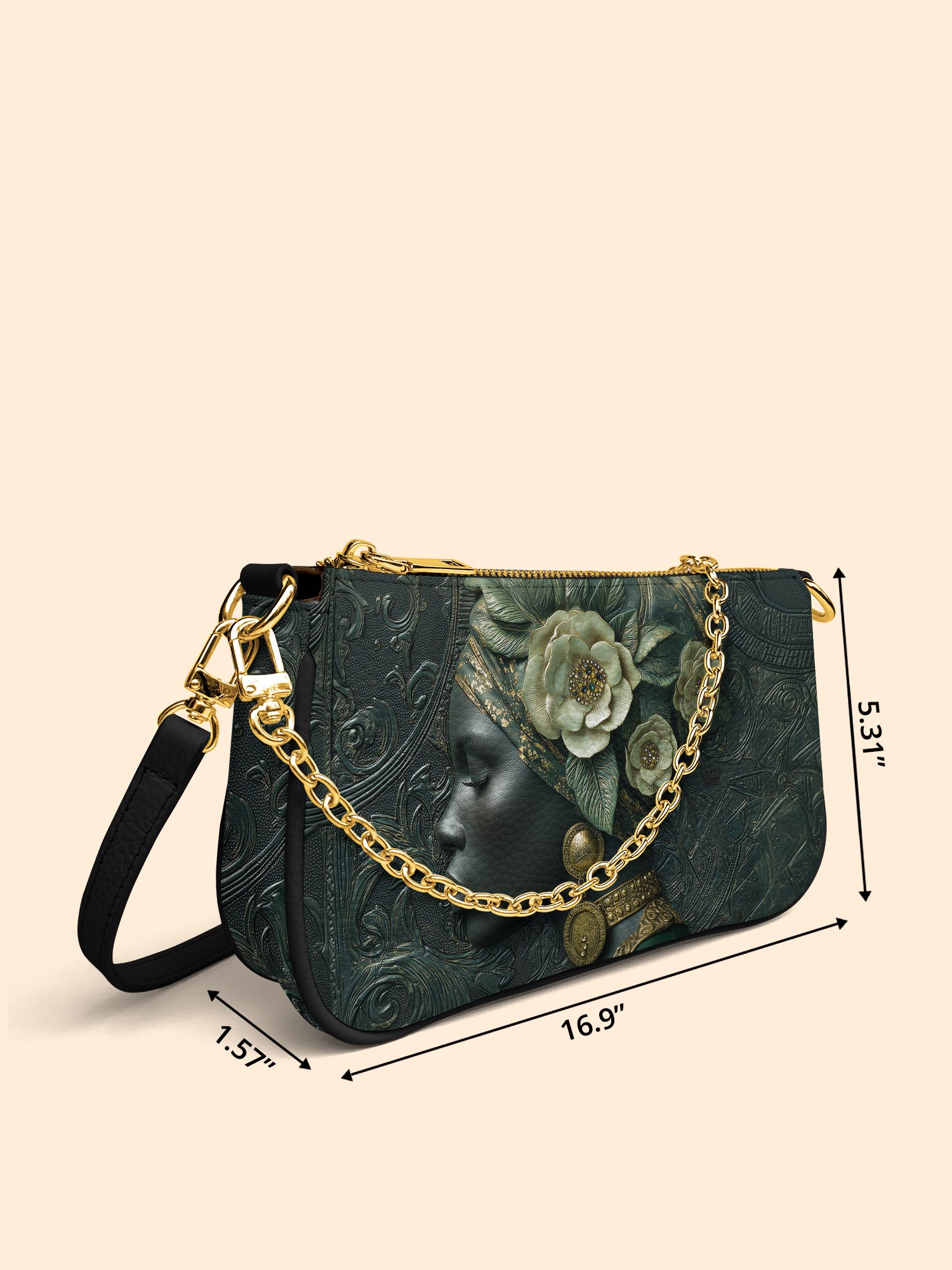 Emerald Cherokee Rose Classic Zip Pochette QR0XD341