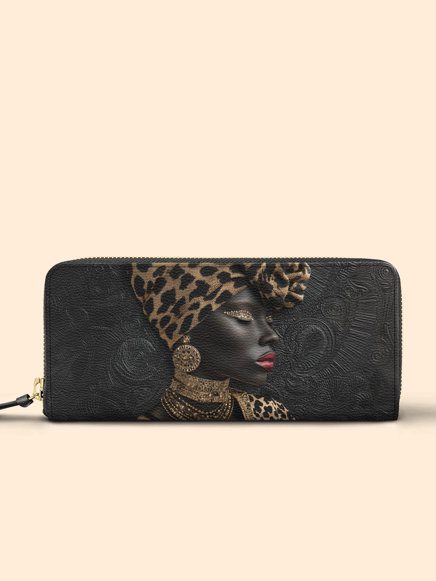 African Grace Slimline Zippy Wallet QR0XD478