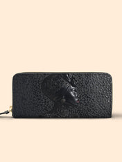 AfroGloss Leopard Slimline Zippy Wallet QR0XD487