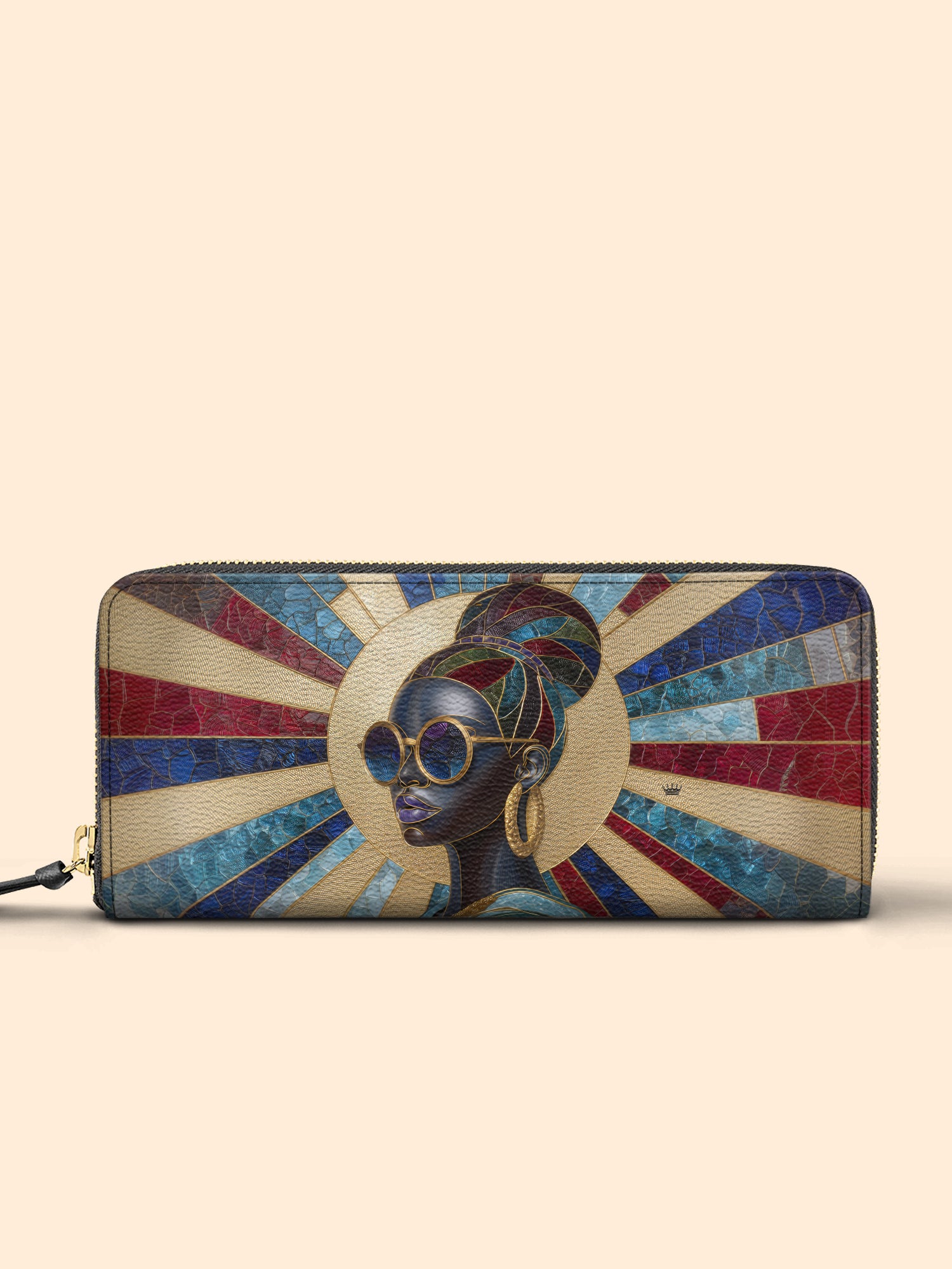 Stained Glass Diva Slimline Zippy Wallet QR0XD429