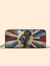 Stained Glass Diva Slimline Zippy Wallet QR0XD429