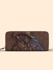 Purple Crown Slimline Zippy Wallet QR0TD226