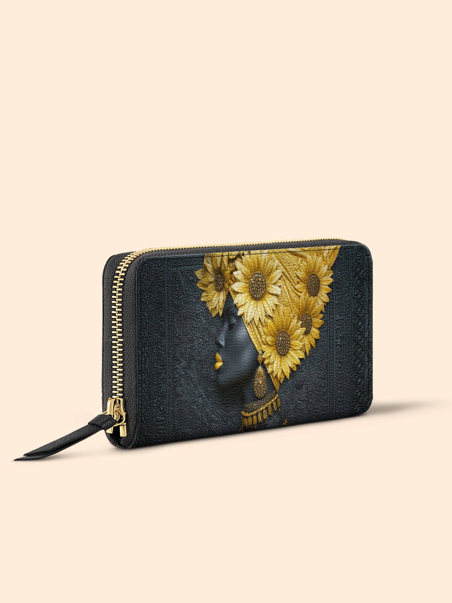 Sunflower Majesty Slimline Zippy Wallet QR0XD352