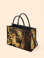 Leaves Woman Premium Leather Handbag QR0XD233