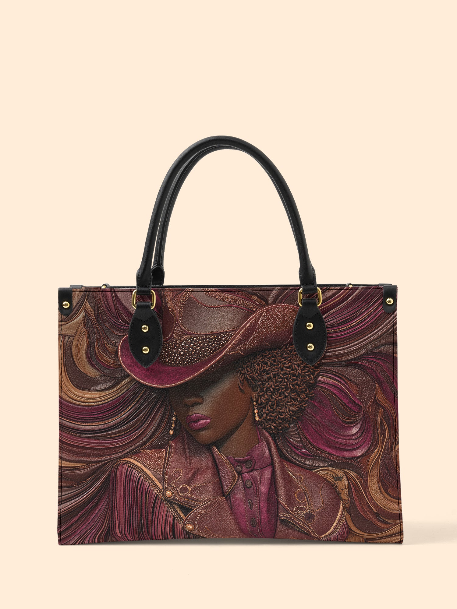 Radiant Melanin Premium Leather Handbag QR0TD229