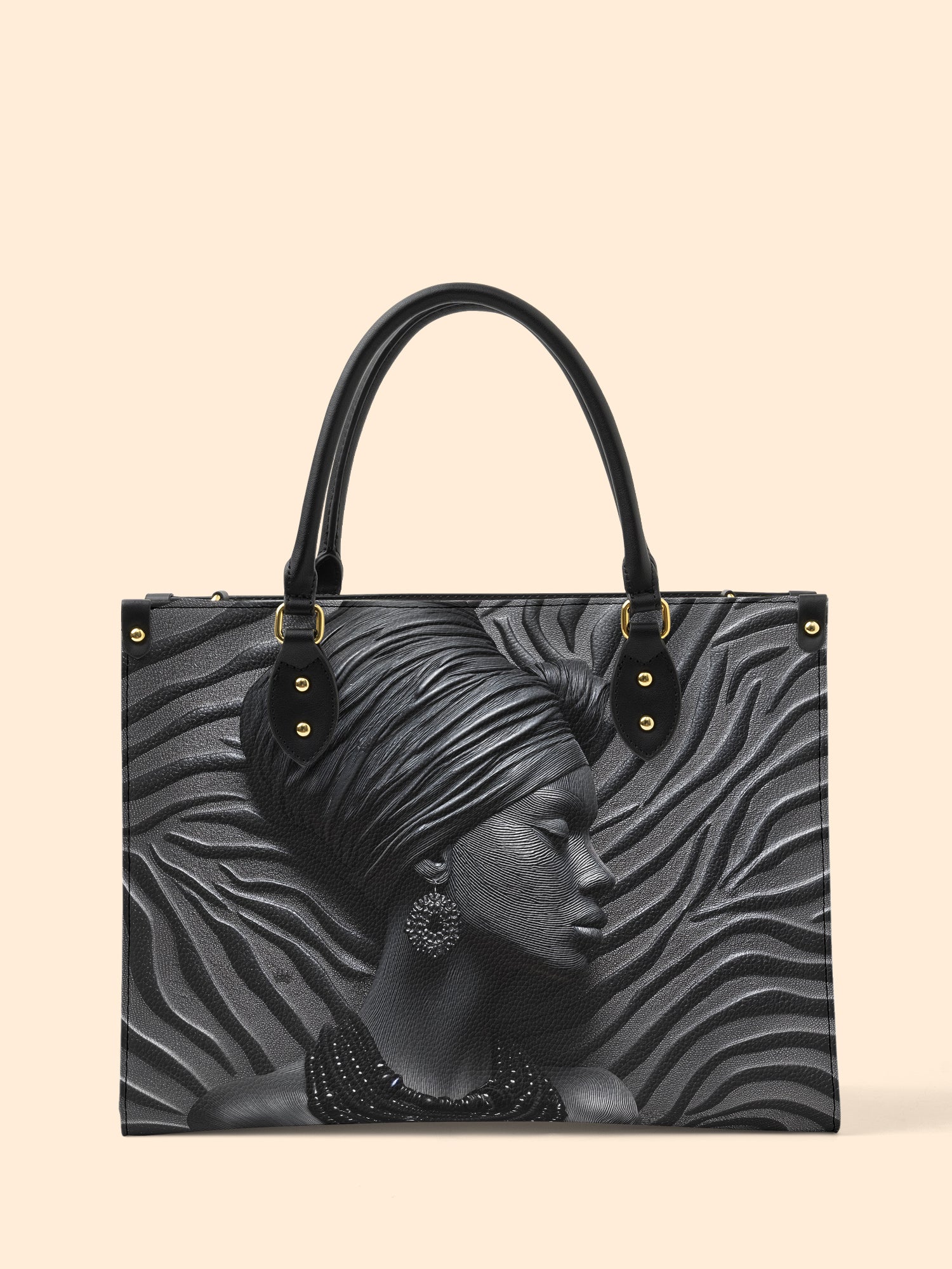 Midnight Crown Premium Leather Handbag QR0TV140