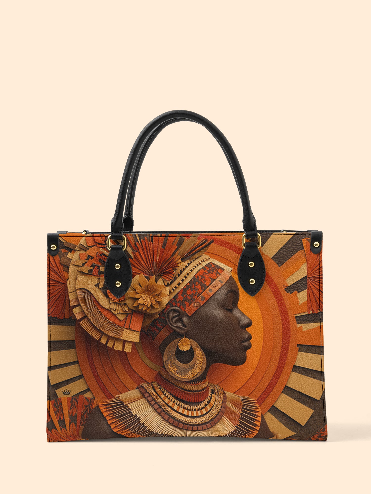 Heritage Crown Premium Leather Handbag QR0TD248