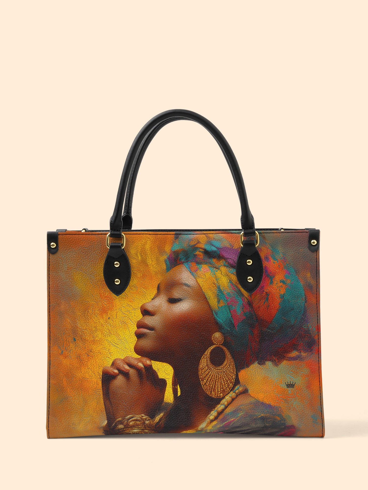 Ebon Grace Premium Leather Handbag QR0HH086