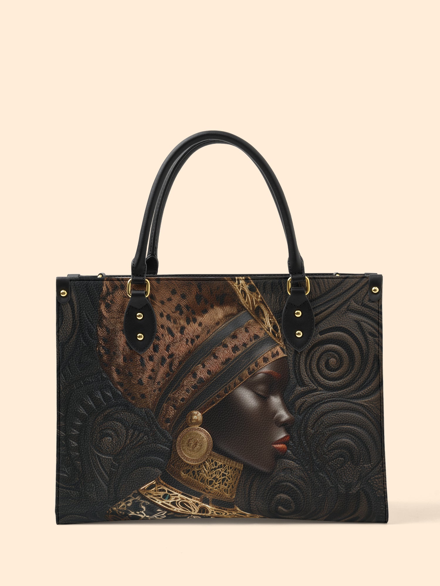 Ancestral Weave Premium Leather Handbag QR0XD453