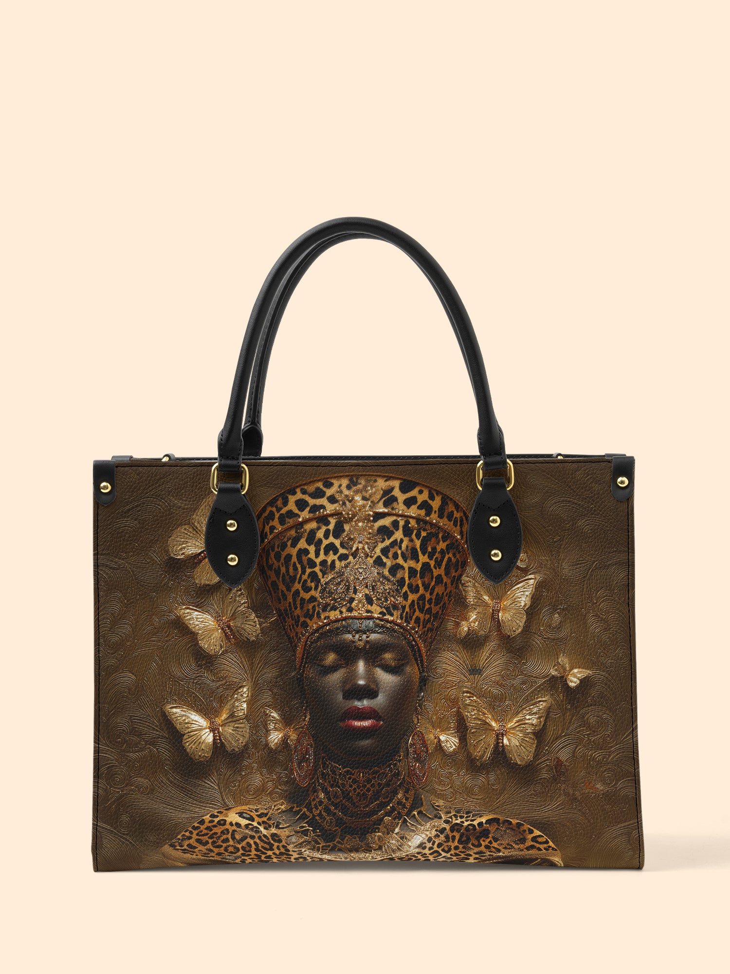 Angelic Affluence Premium Leather Handbag QR0XD641