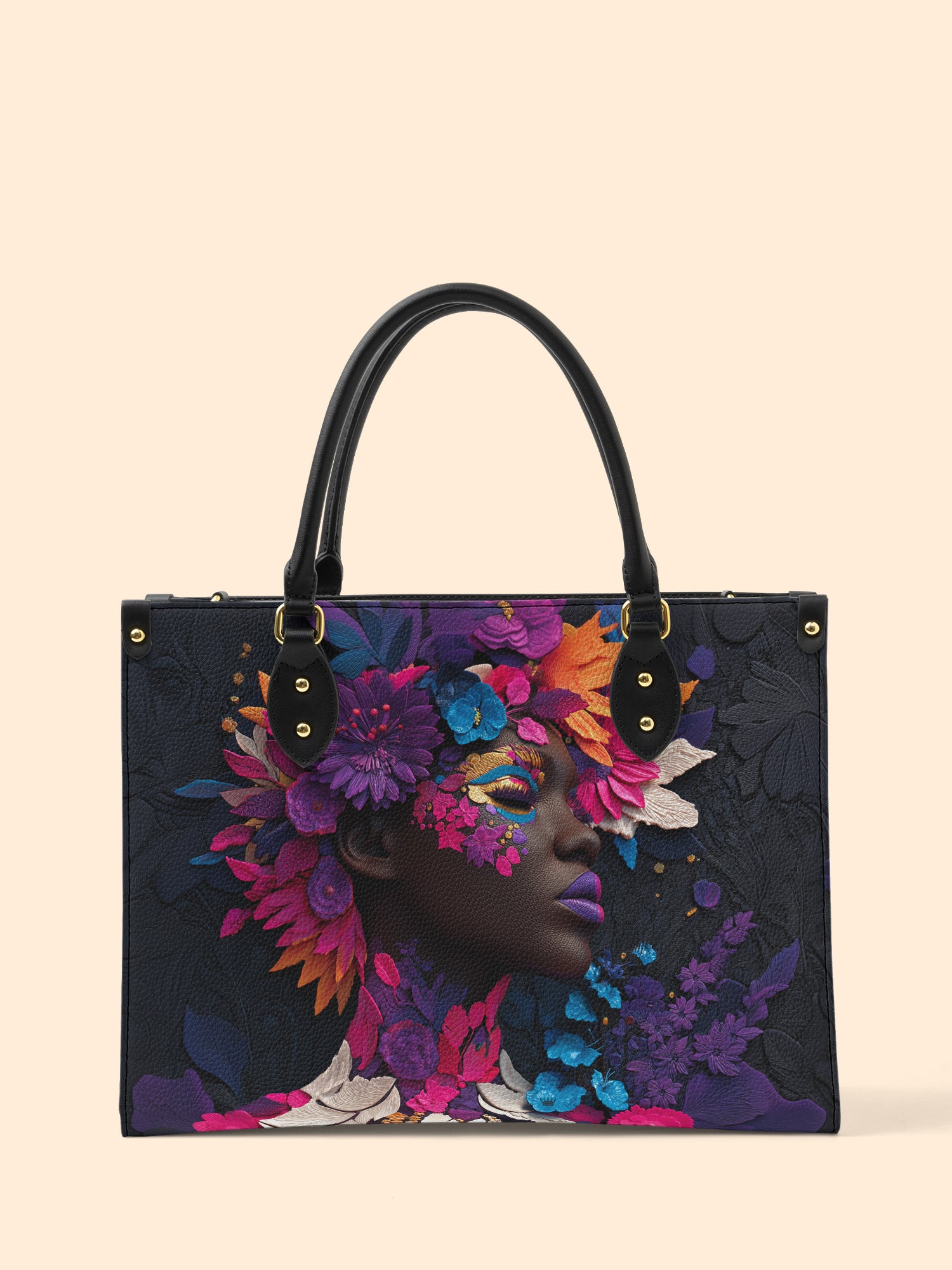 Amethyst Glow Premium Leather Handbag QR0TD223