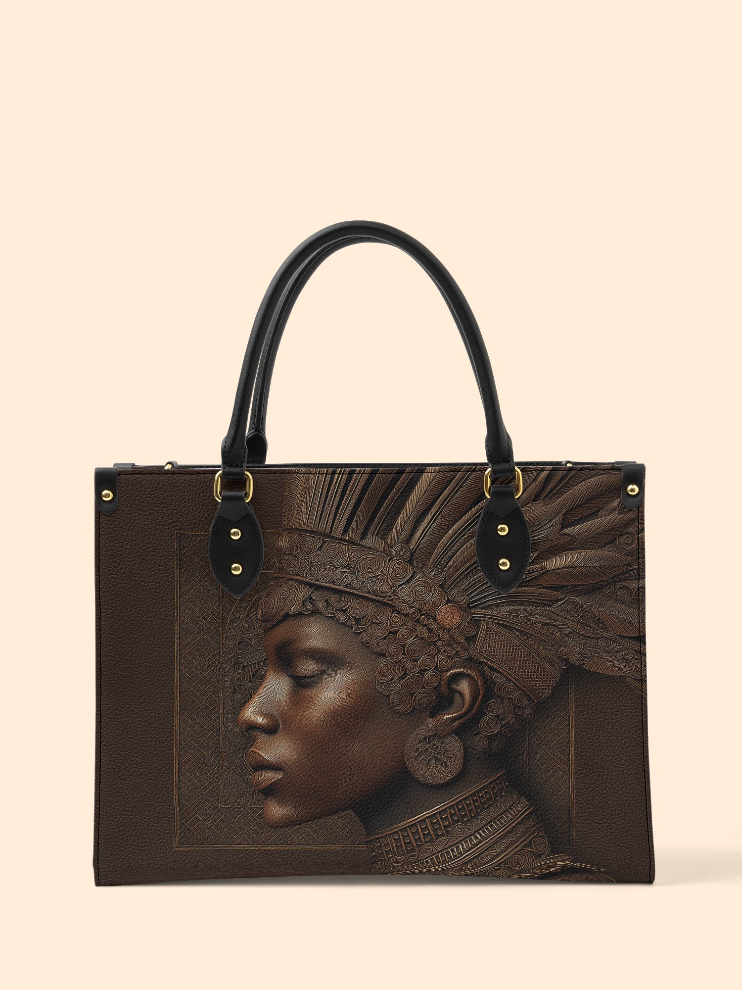 Back To Africa Premium Leather Handbag QR0XD411