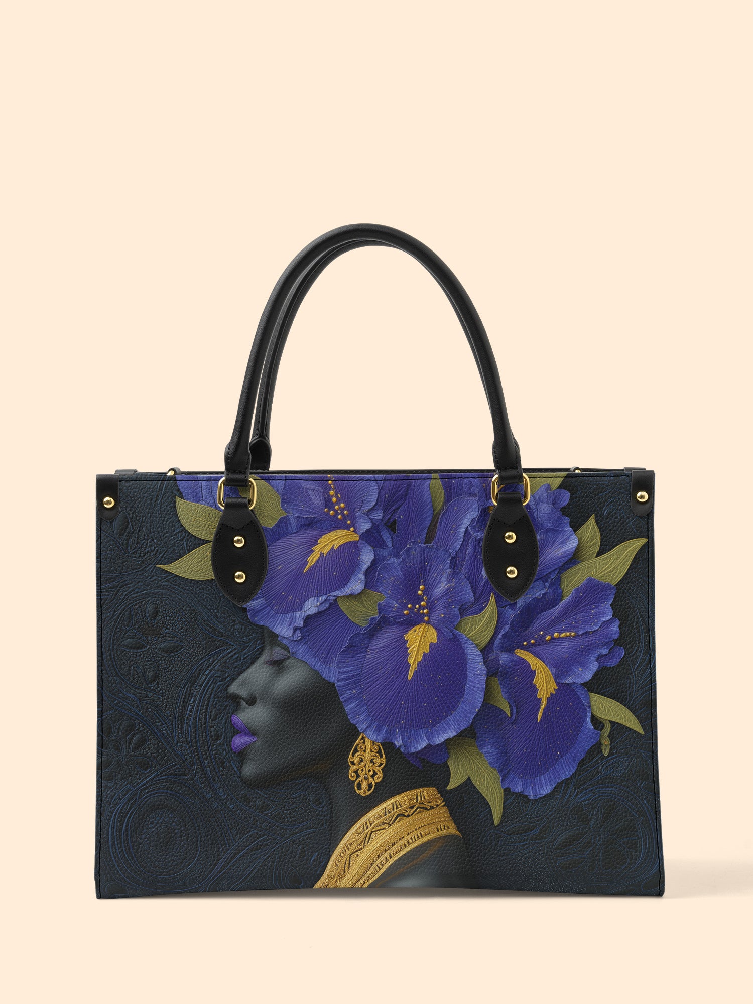 Iris Crown Premium Leather Handbag QR0XD337