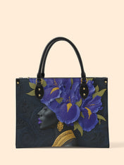 Iris Crown Premium Leather Handbag QR0XD337