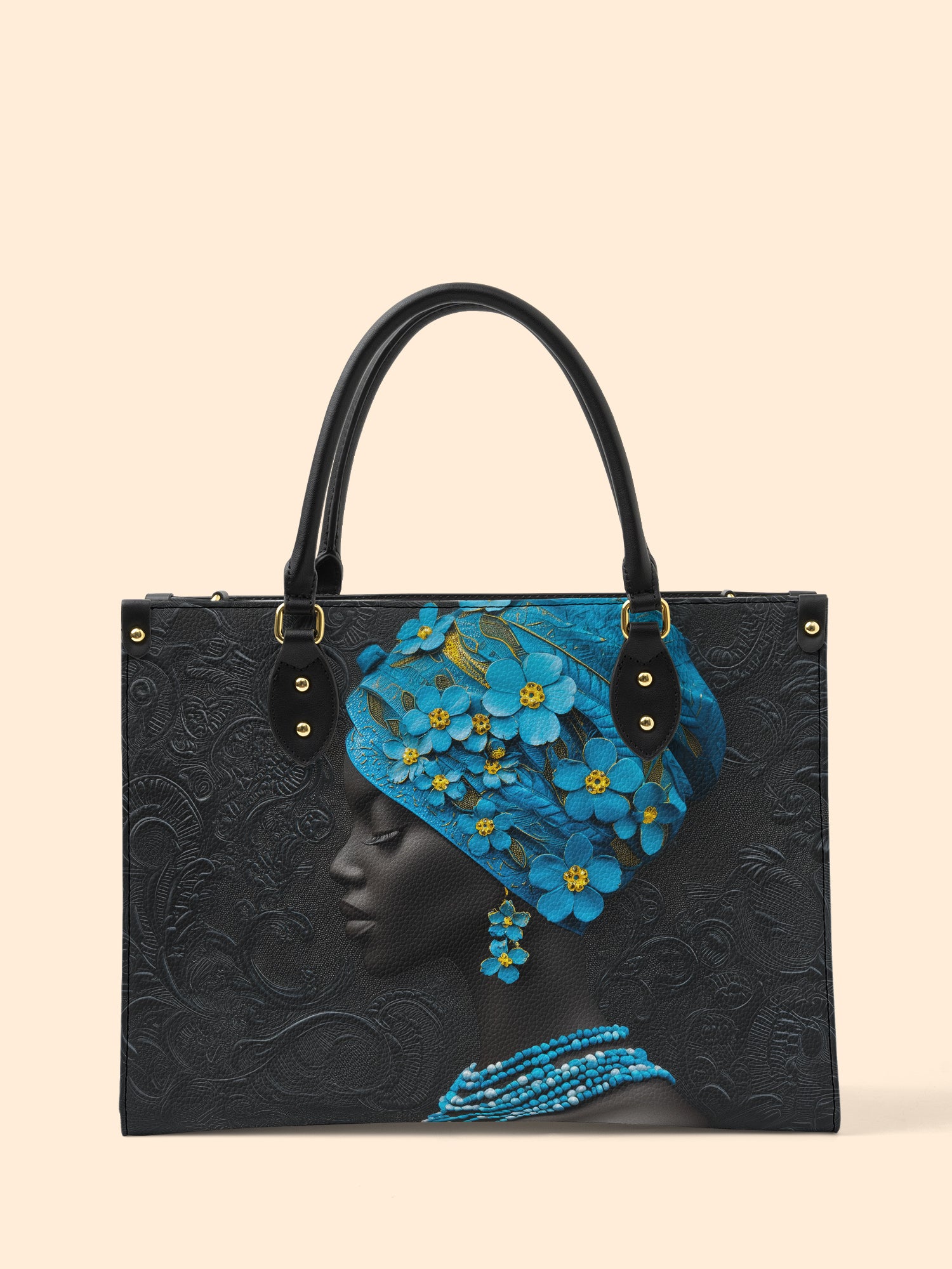 Myosotis Blossom Diva Premium Leather Handbag QR0XD335