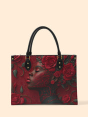Rose Passion Premium Leather Handbag QR0HH130