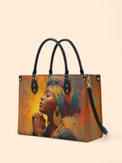 Ebon Grace Premium Leather Handbag QR0HH086