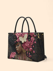 Blossom Queen Premium Leather Handbag QR0HH056
