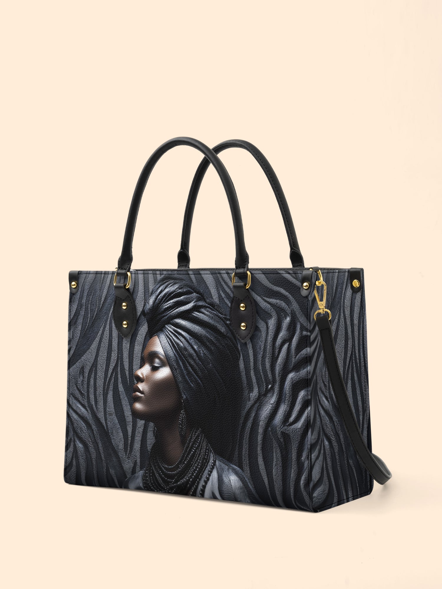 Shadow Elegance Premium Leather Handbag QR0TV143